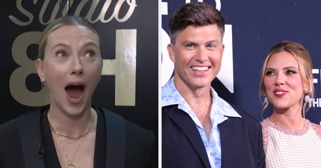 Scarlett Johansson Reacts To Colin Jost's Dirty SNL Joke