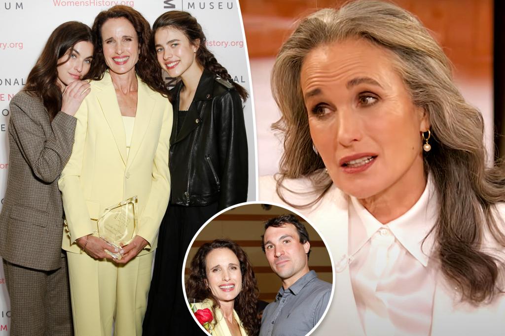 Andie MacDowell left Hollywood for South Carolina over empty nest