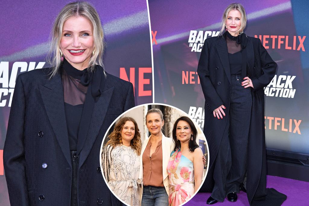 Cameron Diaz makes first red carpet appearance in 5 years for 'Back in Action' premiere