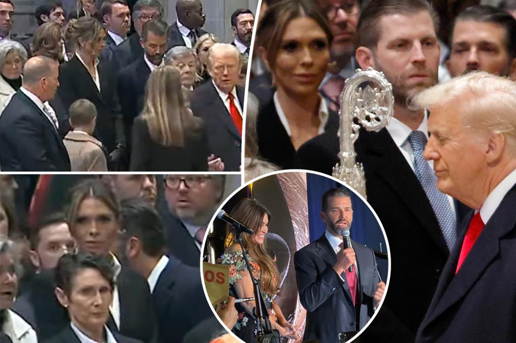 Donald Trump Jr. brings new girlfriend Bettina Anderson to family’s church service