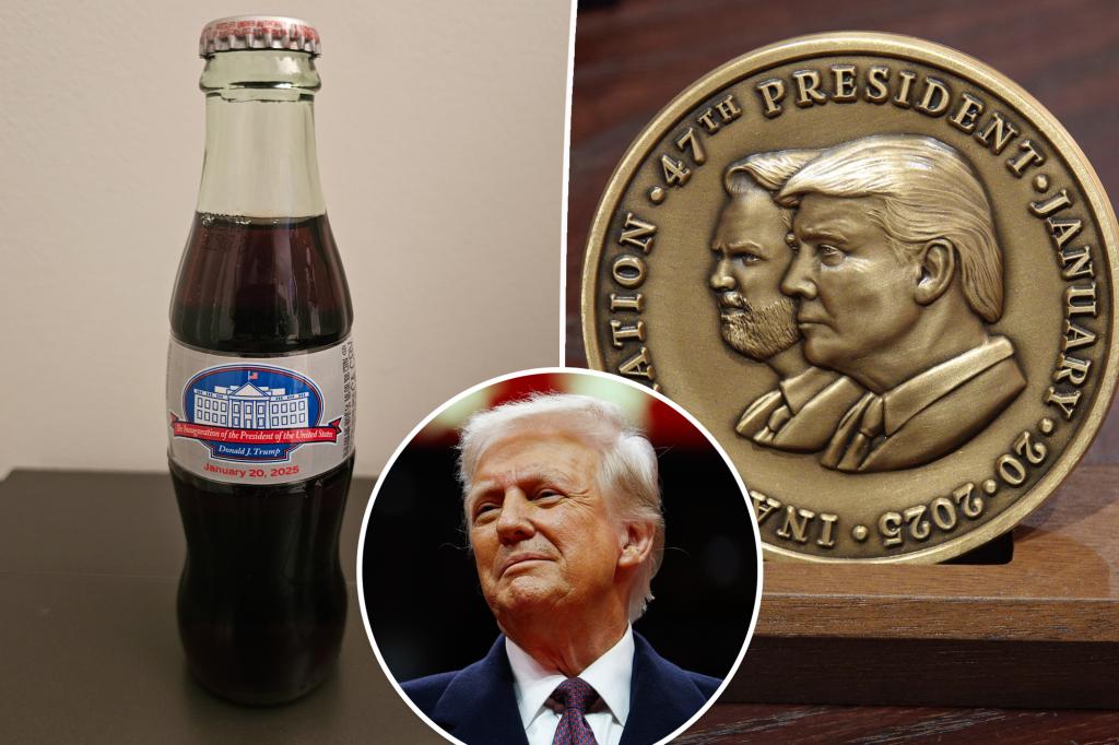 Donald Trump's VIP inaugural goodie bags included Diet Coke