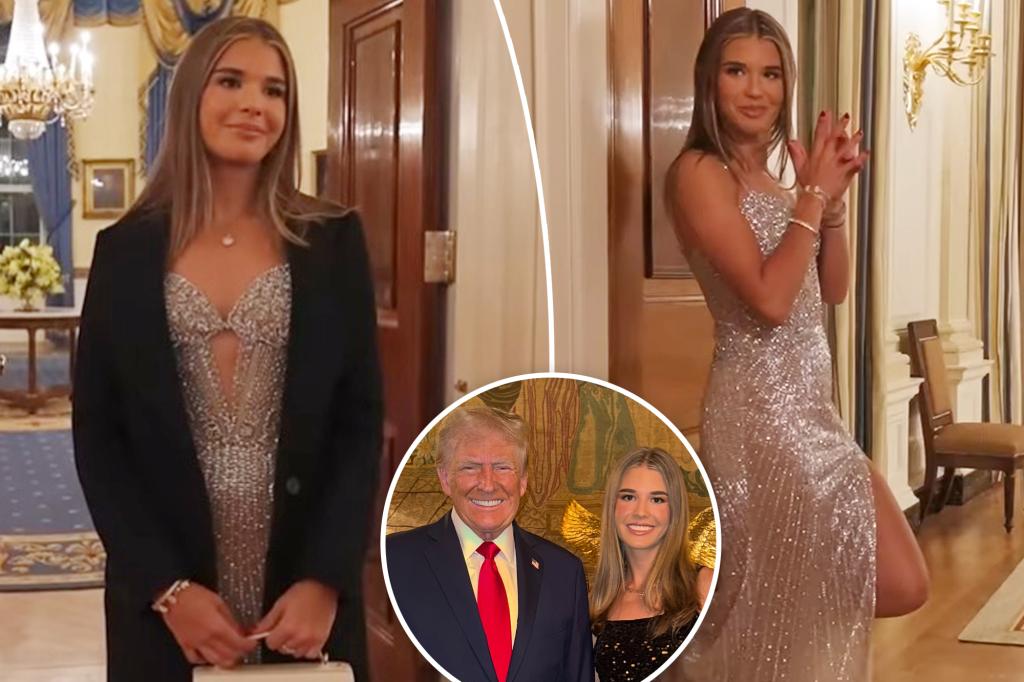 Donald Trump's granddaughter Kai gives behind-the-scenes tour of White House on Inauguration Day
