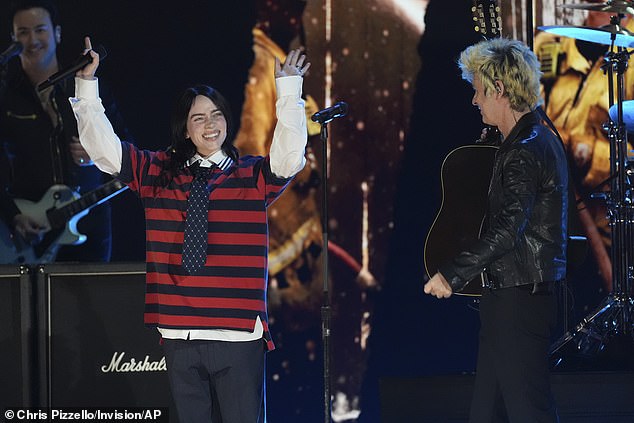 Green Day kicked off the FireAid concert with Billie Eilish for a rendition of Last Night On Earth