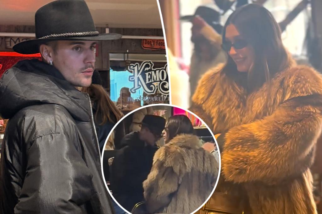 Justin and Hailey Bieber pick up his-and-hers hats worth nearly $2,700 during Aspen shopping date