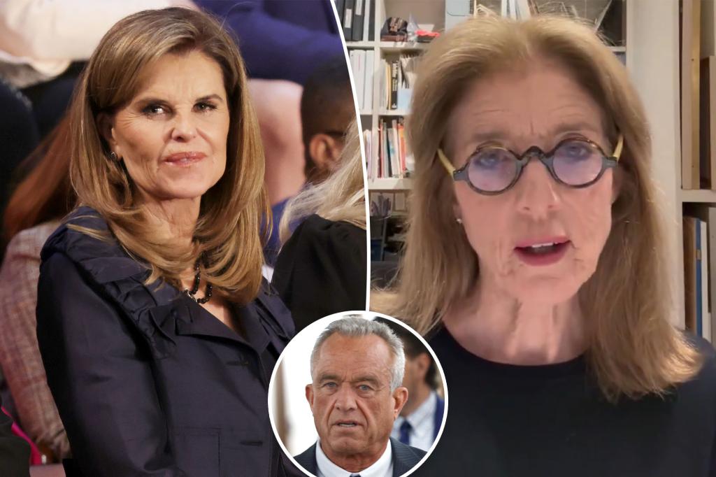 Maria Shriver praises Caroline Kennedy's 'courage' after letter blasting RFK Jr.