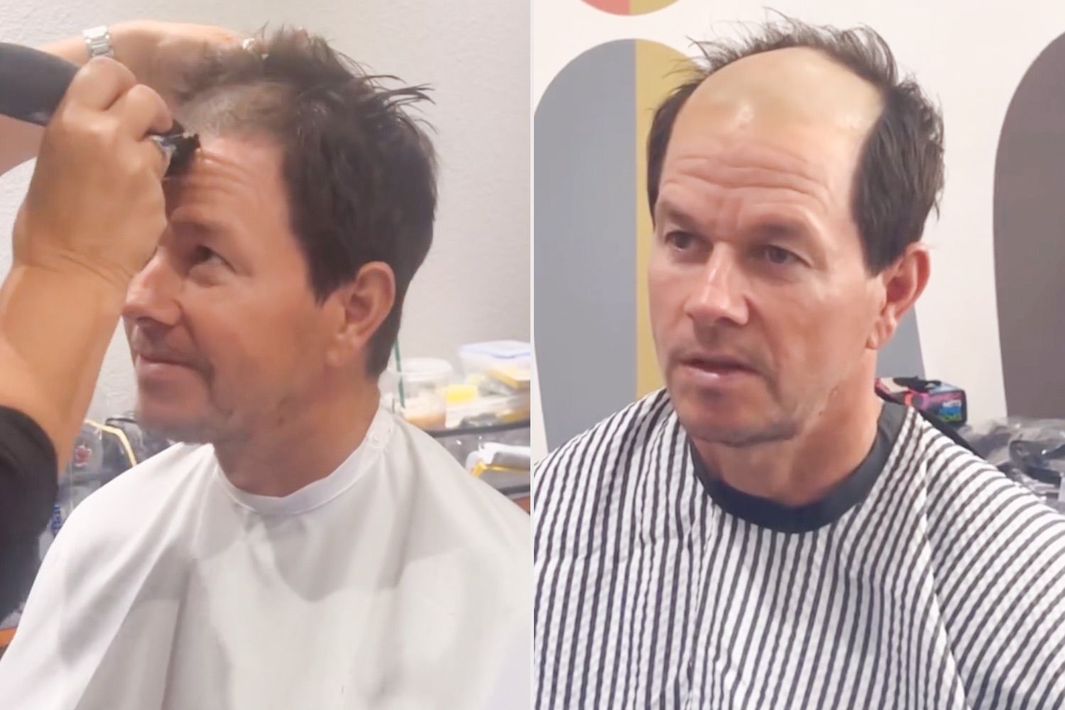 Mark Wahlberg Shares Head Shave Flashback Video