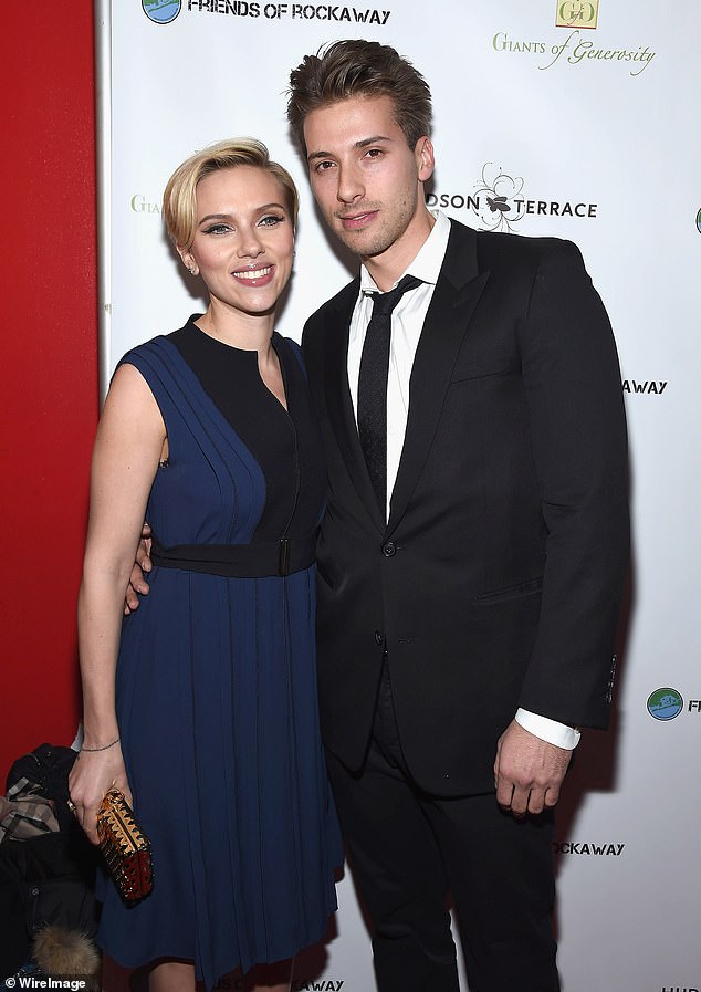 Scarlett Johansson made a rare comment about her twin brother Hunter during an appearance on Wednesday's Today With Jenna & Friends - pictured 2014