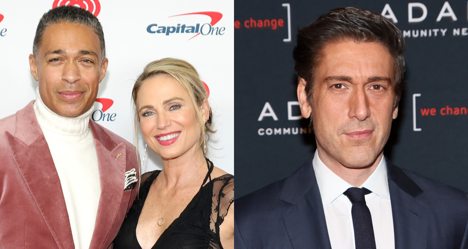 T.J. Holmes & Amy Robach Defend David Muir Over Clothespin Controversy