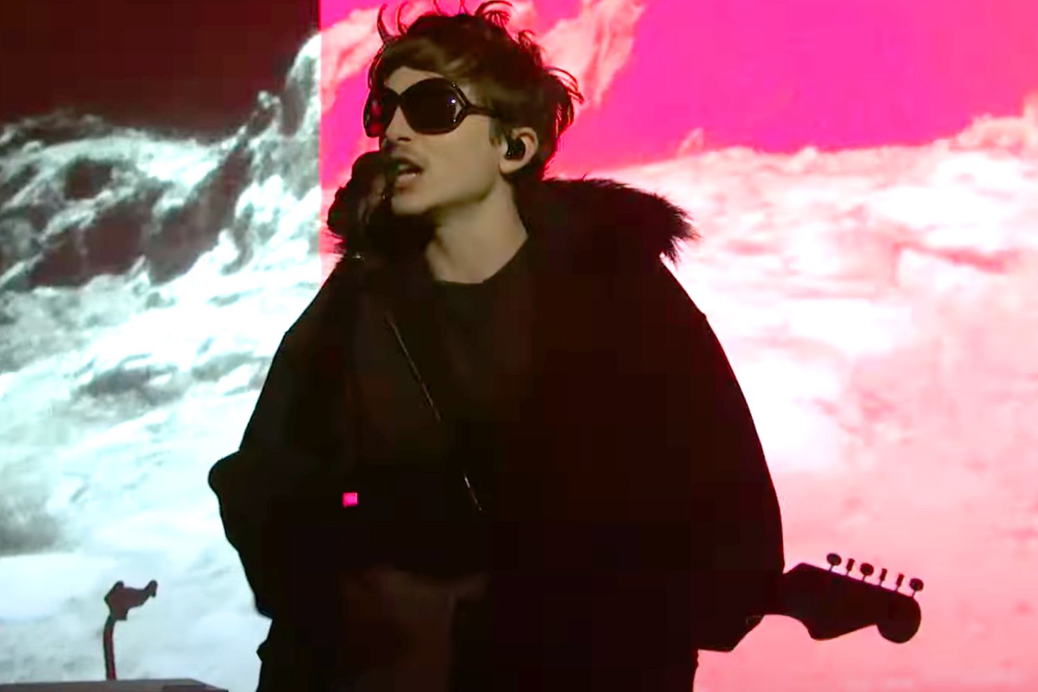 Timothée Chalamet Channels Bob Dylan as Musical Guest on 'SNL': Watch