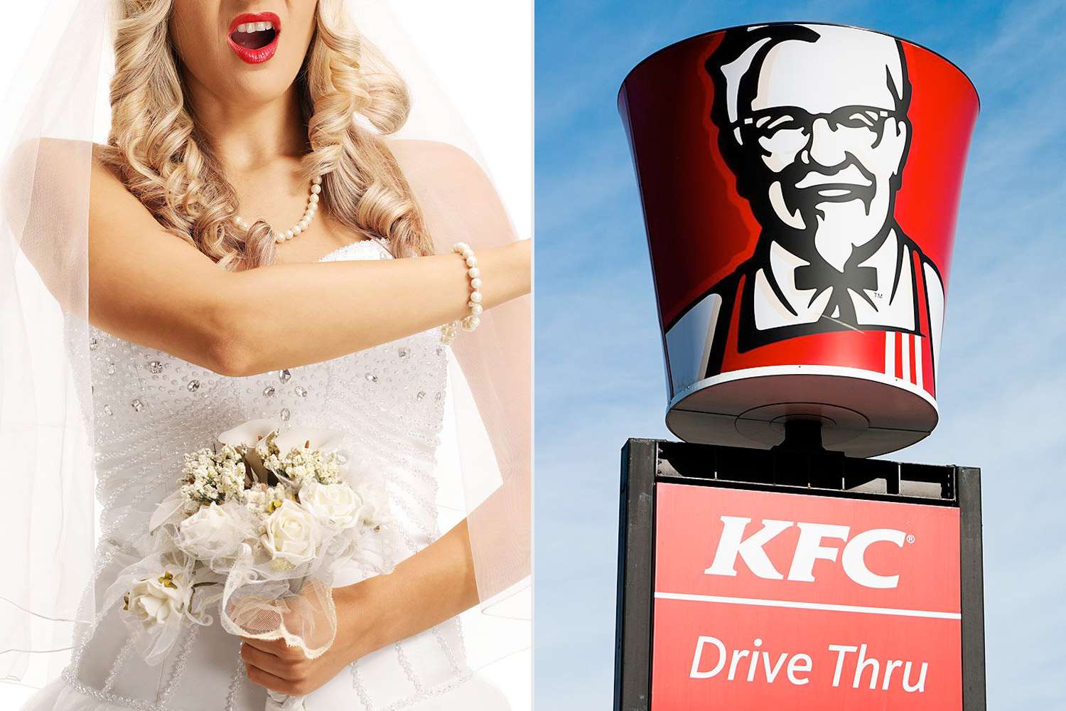Bride Is Horrified as Guests Want to Bring KFC to Her Vegetarian Wedding