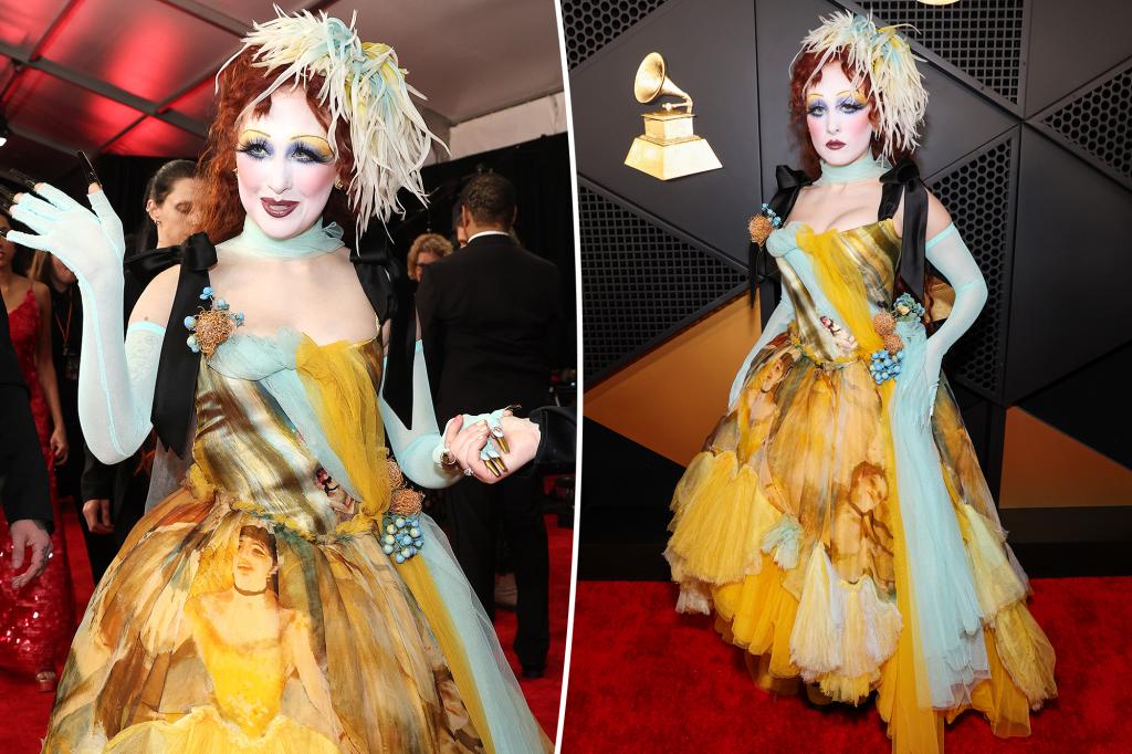 Chappell Roan wears vintage Jean Paul Gautier on Grammys 2025 red carpet