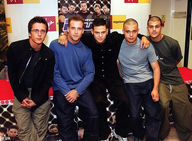 Five the band looked dramatically different as they appeared on This Morning on Thursday to promote their upcoming UK tour after announcing their shock reunion (seen in 2000) L-R: Ritchie Neville, Jason Brown, Scott Robinson, Sean Conlon and Richard Breen aka Abz Love)