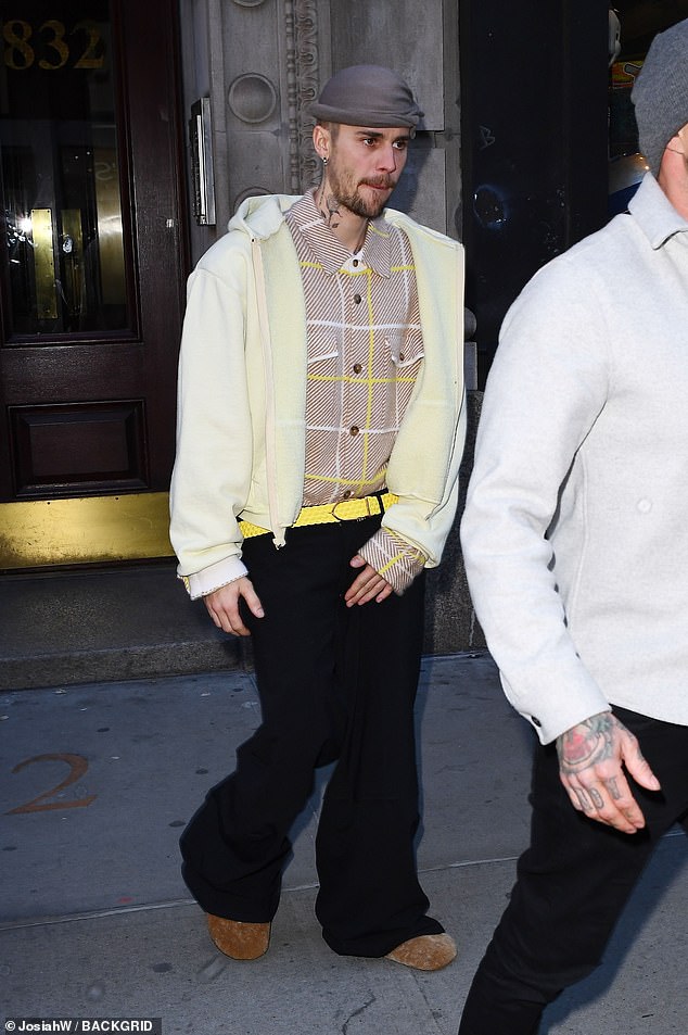Justin Bieber sparked fresh concern on Saturday as he was seen in New York City looking fatigued for the third time this week , fueling rumors of tension in his marriage to wife Hailey Bieber