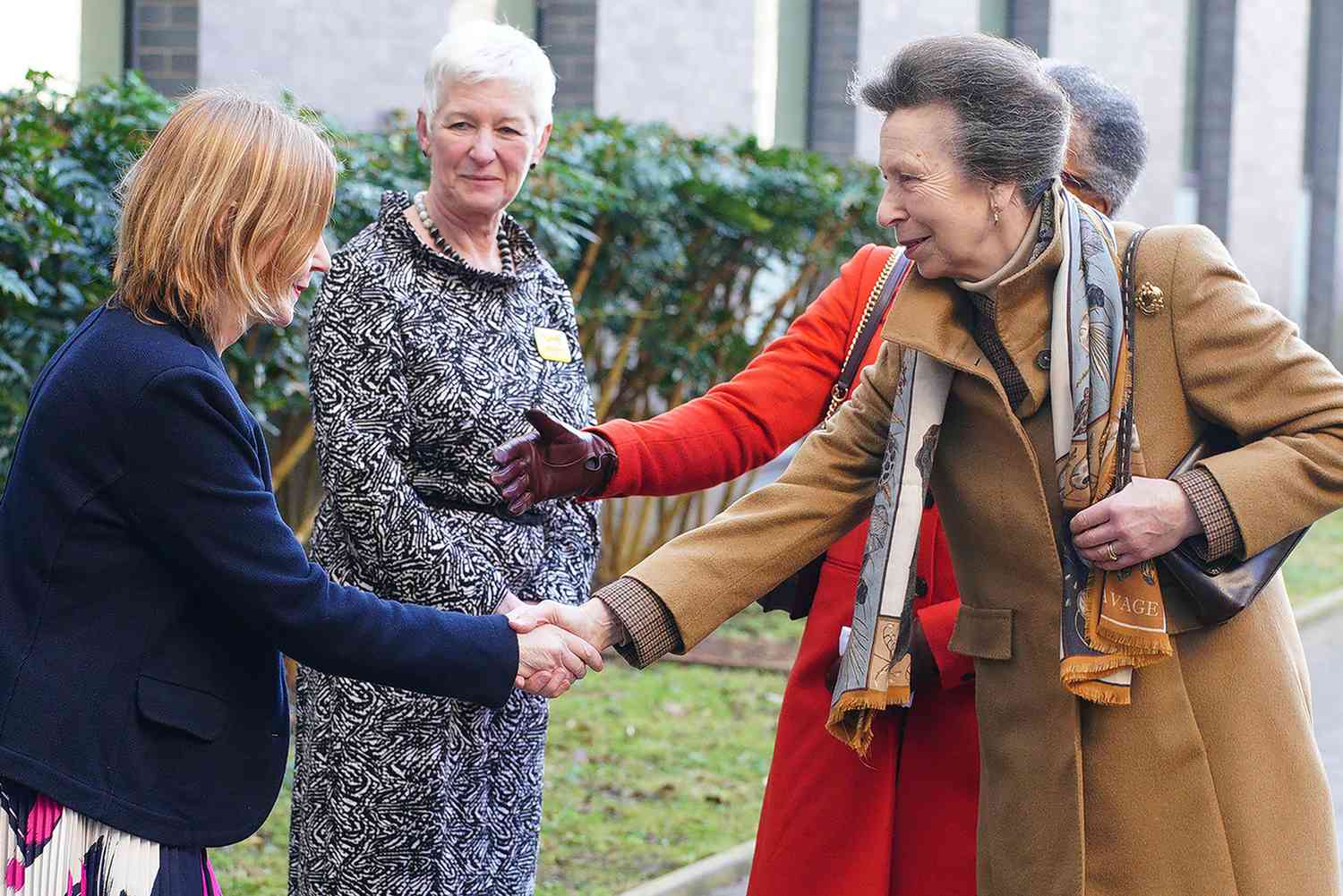 Princess Anne Visits Hospital Where She Was Treated for Horse Accident