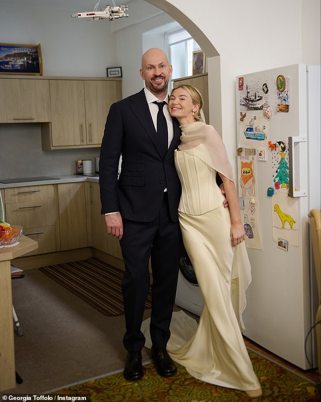 Georgia Toffolo and James Watt are spending their honeymoon at the luxurious Fife Arms Hotel in Aberdeenshire, where rooms can cost as much as £3,000 a night