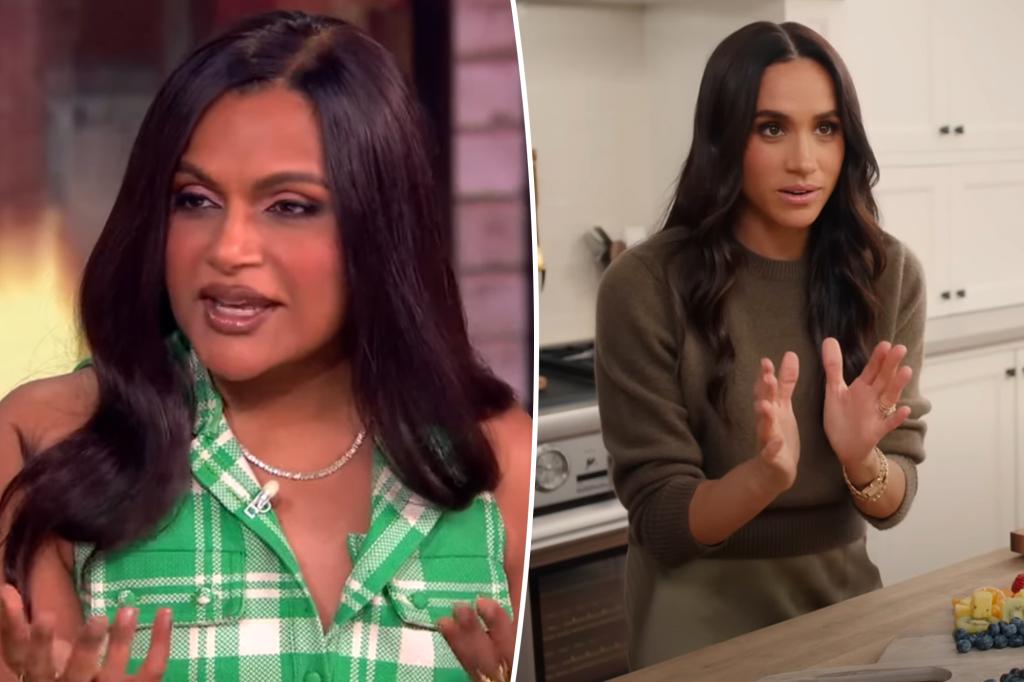 Mindy Kaling reacts to backlash Meghan Markle got for correcting her in Netflix show