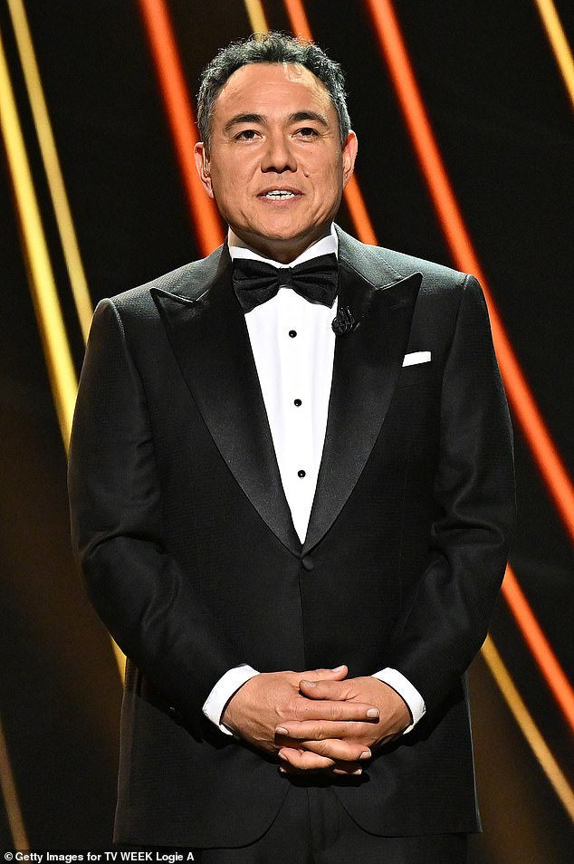 Sam Pang (pictured) has revealed the embarrassing moment he was left tongue-tied after coming face-to-face with Australian screen legend Jack Thompson