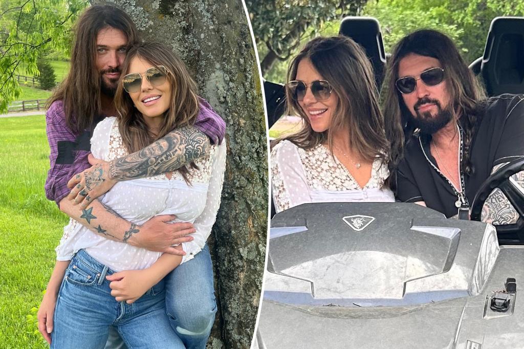 Elizabeth Hurley and Billy Ray Cyrus cozy up on ‘Tennessee weekend’ after debuting romance