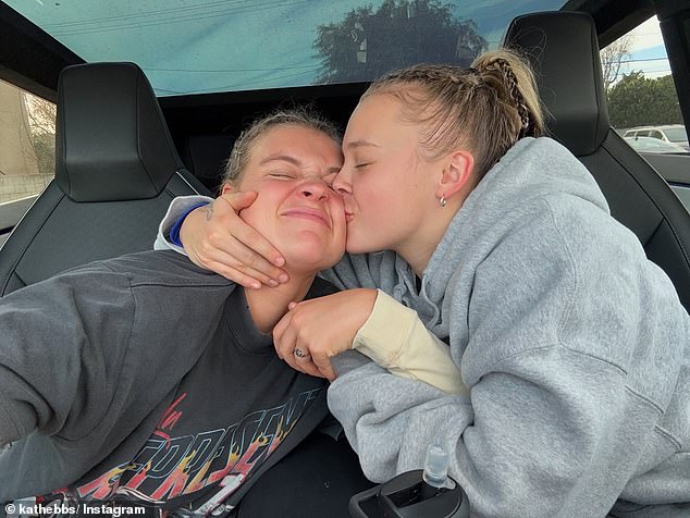 JoJo Siwa 's heartbroken ex girlfriend Kath Ebbs has acknowledged that the star 'fell in love' with Chris Hughes during their time together on Celebrity Big Brother