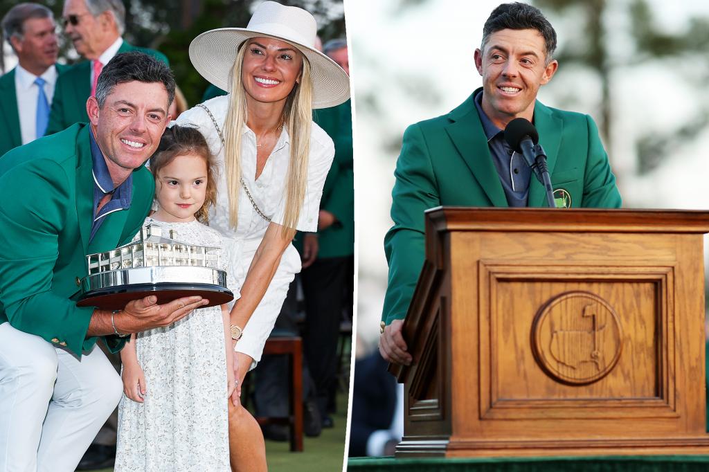 Rory McIlroy blasted for Erica Stoll snub in Masters speech