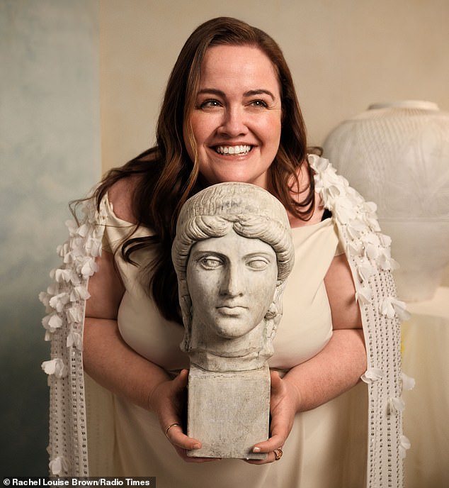 TV's leading ladies, including Jessica Gunning (pictured), have joined forces in a dazzling new photo shoot ahead of the hotly-contested BAFTA Television Awards on Sunday