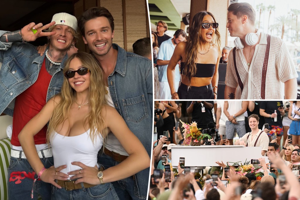 MGM Grand's Palm Tree Beach Club opening: Sydney Sweeney, MGK, more