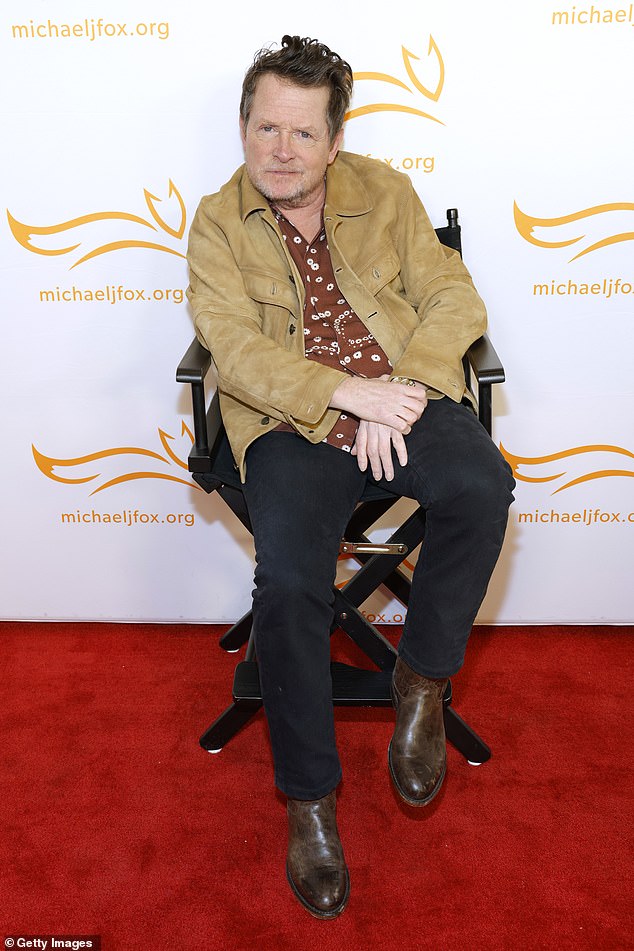 Michael J. Fox will be writing a new memoir - his fifth book; The memoir will focus on the year 1985, which is when Michael was working on both Back to the movie Future and the series Family Ties - as well as years before he was diagnosed with Parkinson's Disease. Pictured April 16, 2025