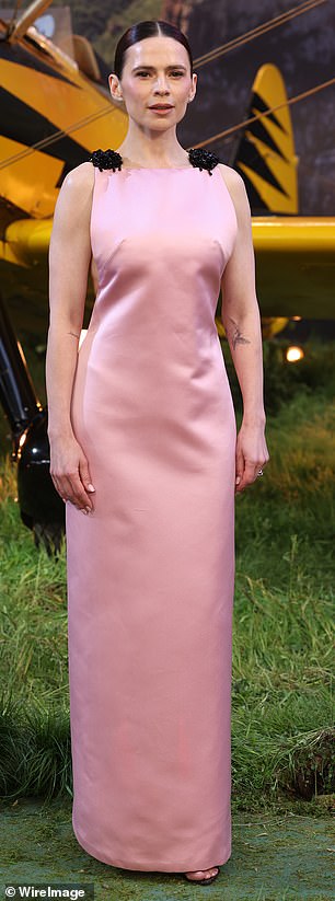 Tom Cruise was overshadowed by his glamorous leading ladies at the Mission: Impossible 8 - The Final Reckoning premiere in London on Thursday evening (pictured: Hayley Atwell)