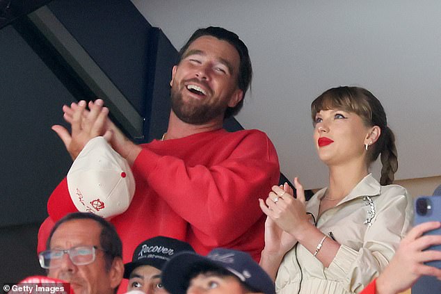 Amid rumors of a secret wedding , Taylor Swift and Travis Kelce had all eyes on them as they attended the Stanley Cup Final in Florida on Thursday night