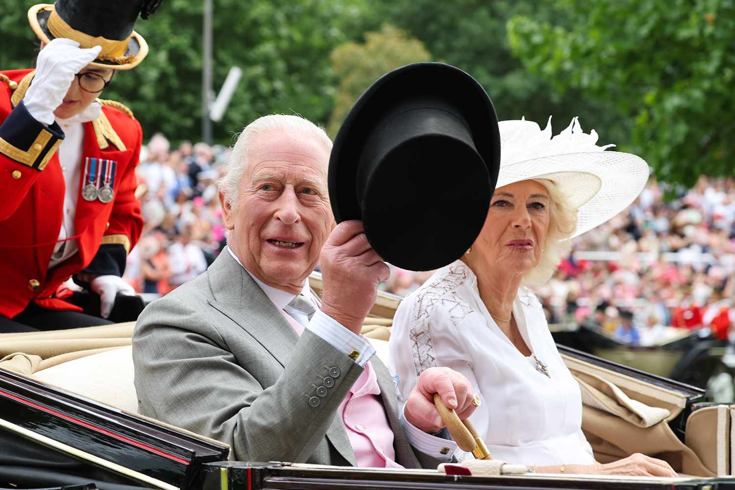 King Charles and Queen Camilla Root for His Horse at Royal Ascot Day 4