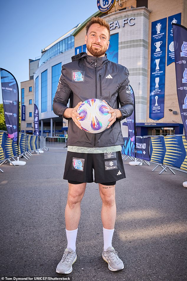 Sam Thompson has given an update on his relationship with Samie Elishi as he kicked off the first day of his intense Soccer Aid challenge on Monday