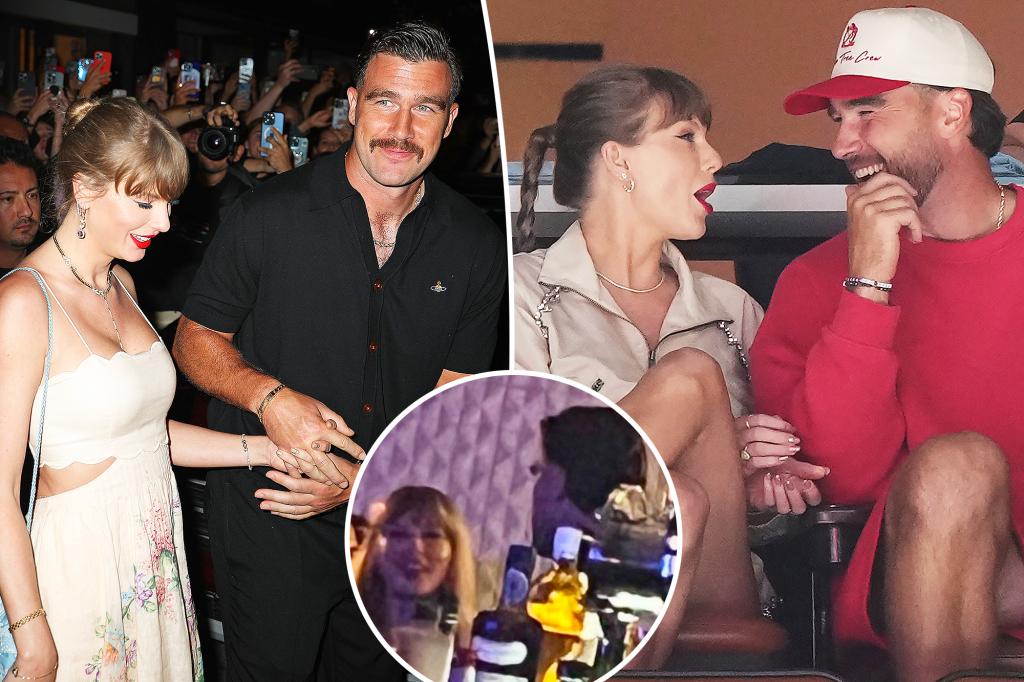 Taylor Swift all smiles as she supports Travis Kelce at training camp in Nashville