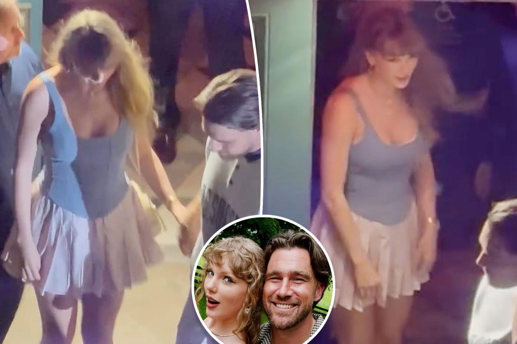 Taylor Swift stuns in corset top, miniskirt for Travis Kelce date night