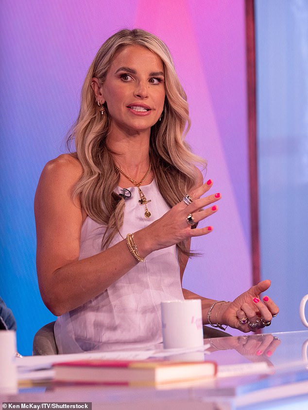 Vogue Williams has revealed that she suffered a horrendous and 'aggressive' run-in with a cyclist who screamed at her outside her children's school