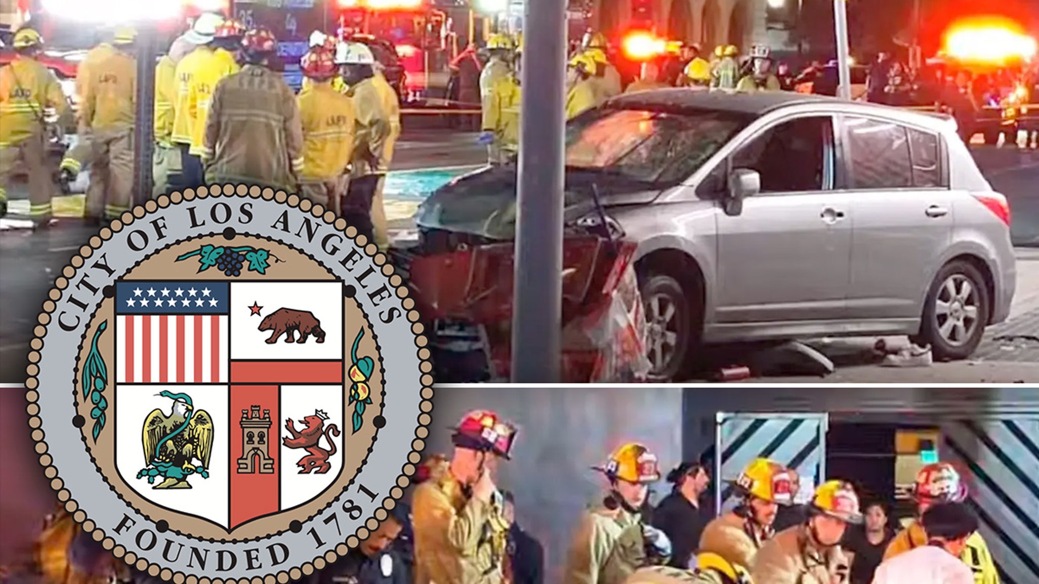 30 Injured After Car Crashes into Crowd Outside L.A. Nightclub, Driver Shot