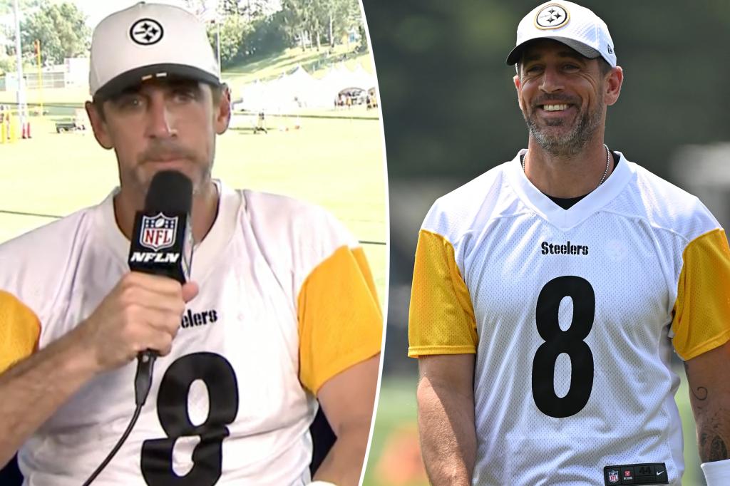 Aaron Rodgers gushes over his 'incredible' new wife after secret wedding