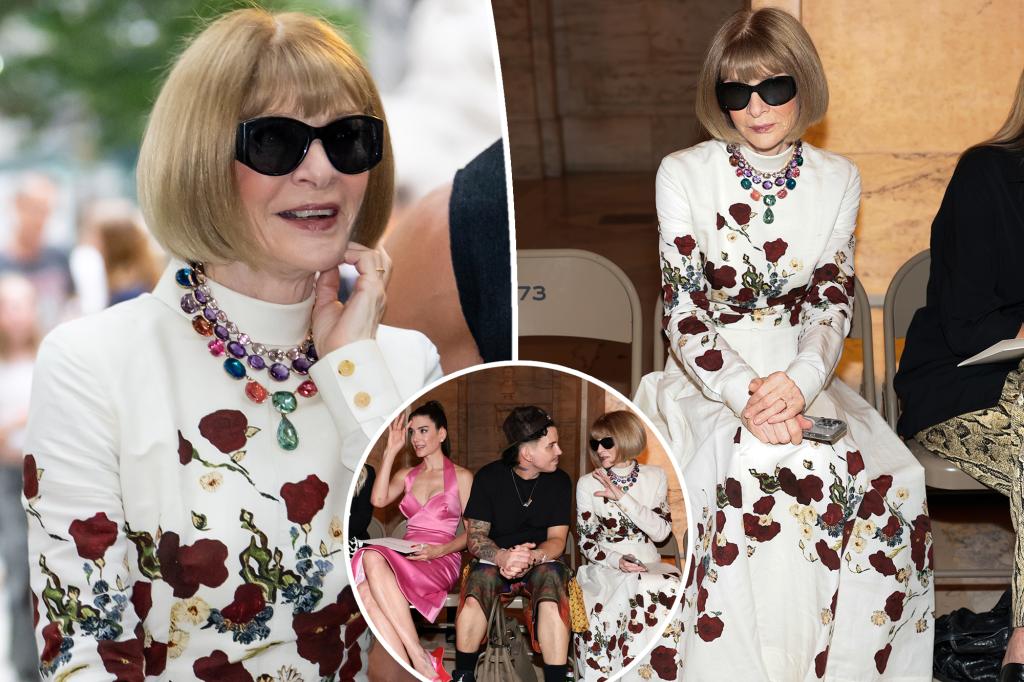 Anna Wintour makes first appearance since stepping down as Vogue editor-in-chief