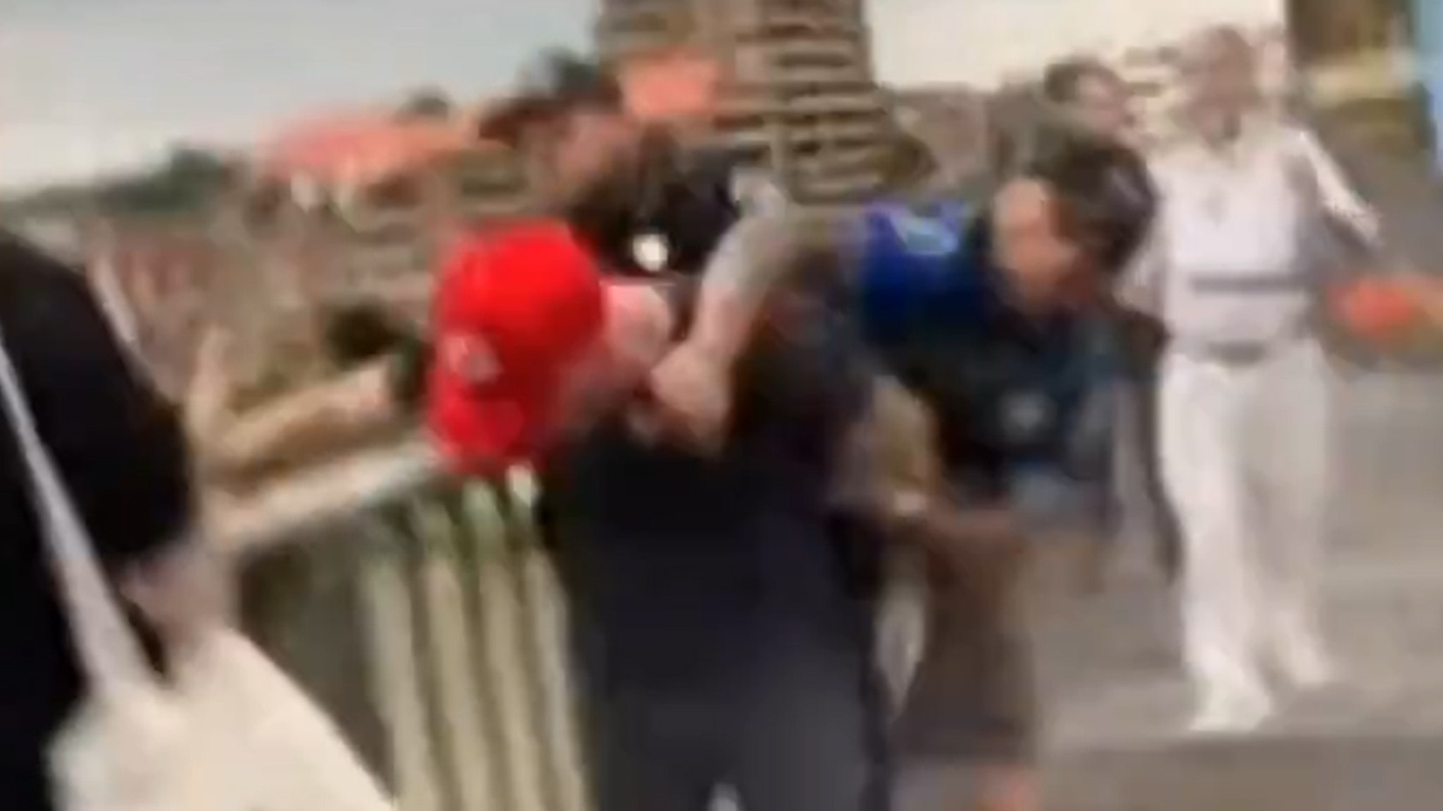 Cop Caught on Video Punching Protester in Cincinnati Anti-ICE Protest