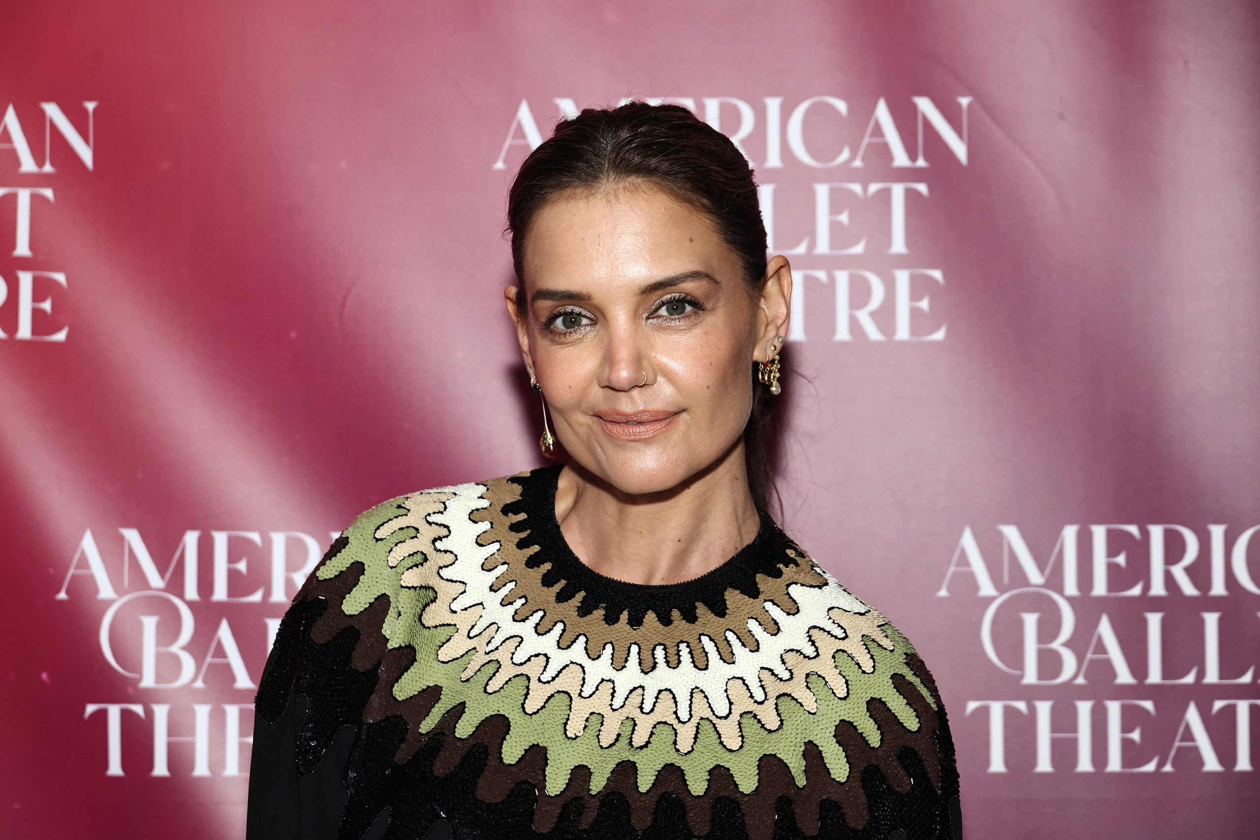 Katie Holmes attends the American Ballet Theatre Spring Gala at Cipriani 42nd Street on May 14, 2024 in New York City.
