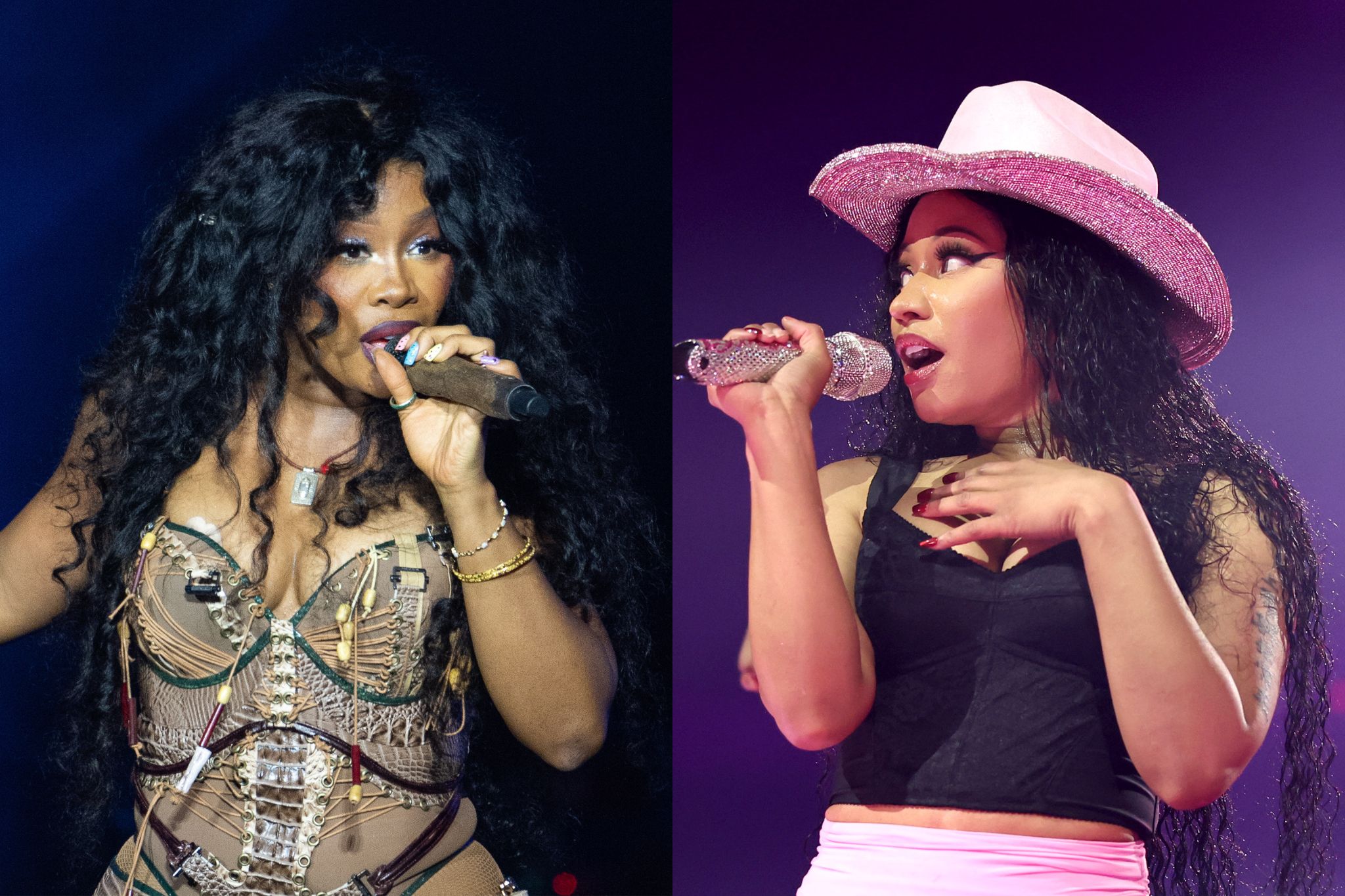 SZA Claps Back At Nicki Minaj By Releasing Screenshot Showing Rapper Asked TDE Punch About A Potential Song Feature