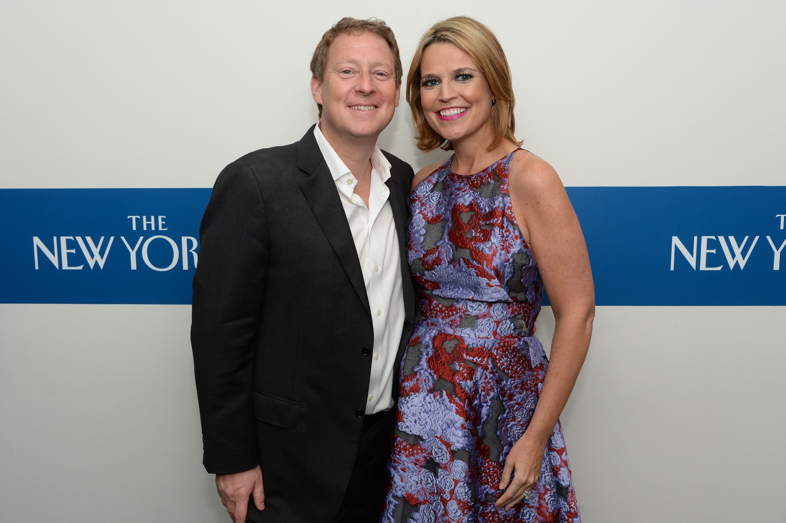 Michael Feldman and journalist Savannah Guthrie attend the White House Correspondents' Dinner Weekend Pre-Party hosted by The New Yorker's David Remnick at the W Hotel Washington DC on May 2, 2014 in Washington, DC.