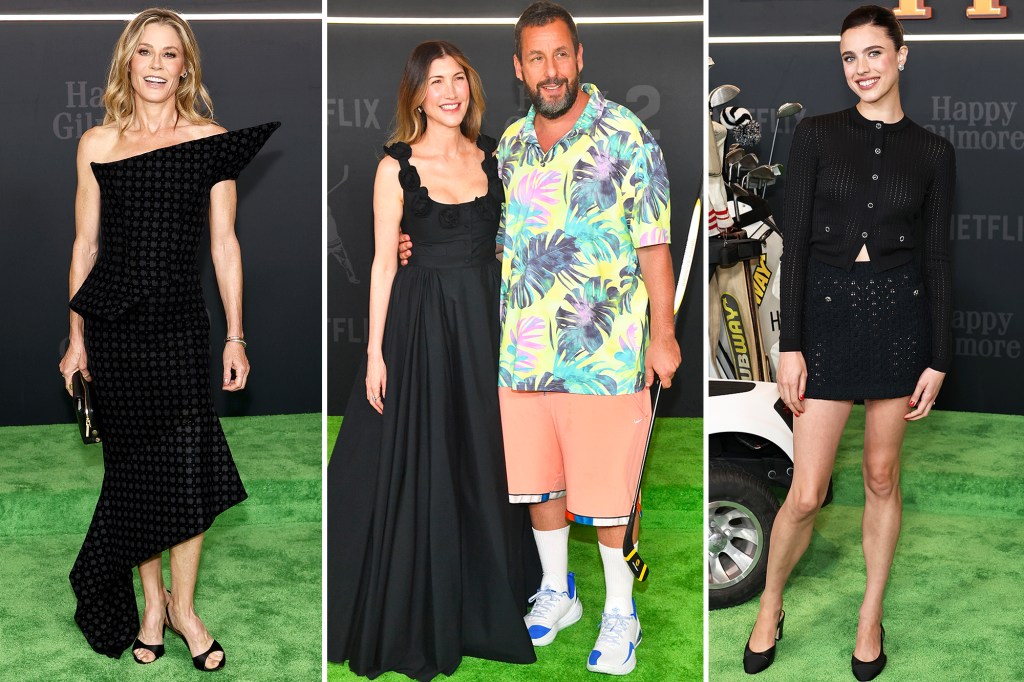 ‘Happy Gilmore 2’ NYC Premiere: Adam Sandler, Julie Bowen, Margaret Qualley and more