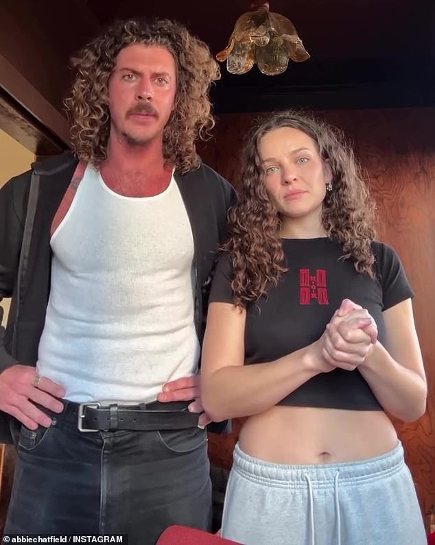 Abbie Chatfield and her partner Adam Hyde have been slammed after going on a wild rant over last weekend's anti-immigration protests