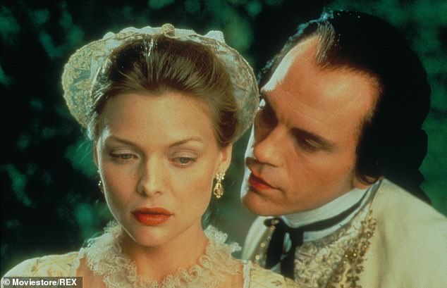 Critics raved about the chemistry between Michelle Pfeiffer and John Malkovich in the Oscar-winning film Dangerous Liaisons