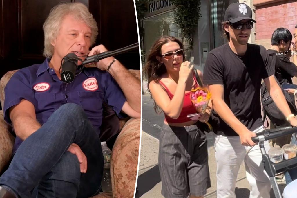 Jon Bon Jovi breaks silence on son Jake and Millie Bobby Brown adopting their first baby