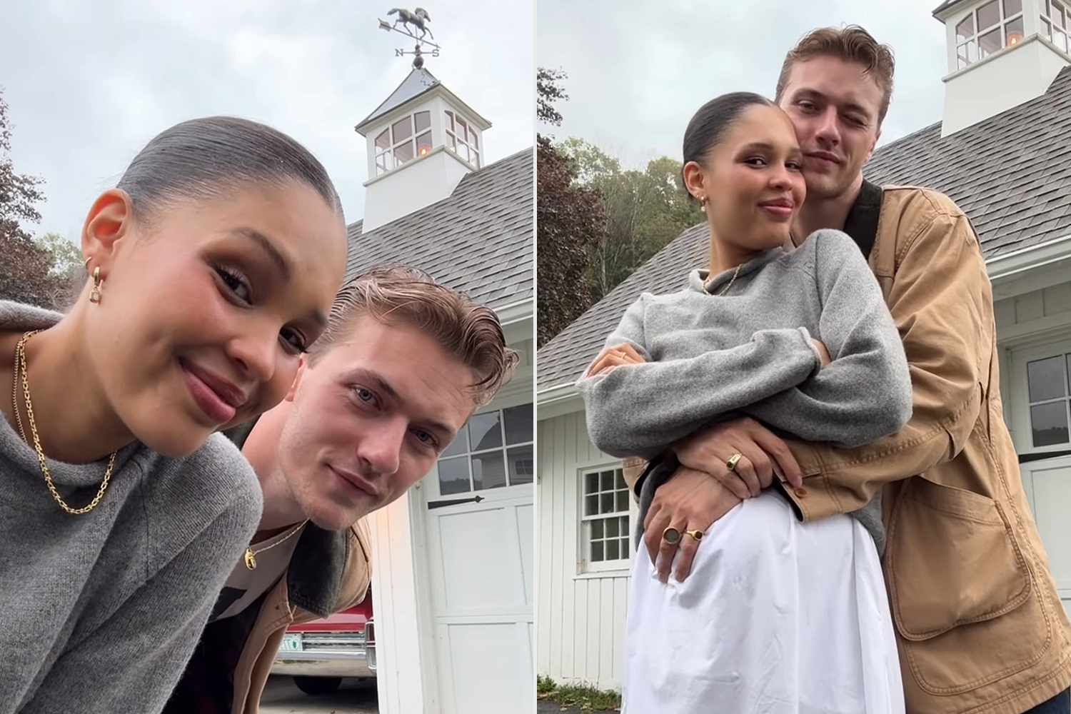 Nara and Lucky Blue Smith Move into New House Ahead of At-Home Birth