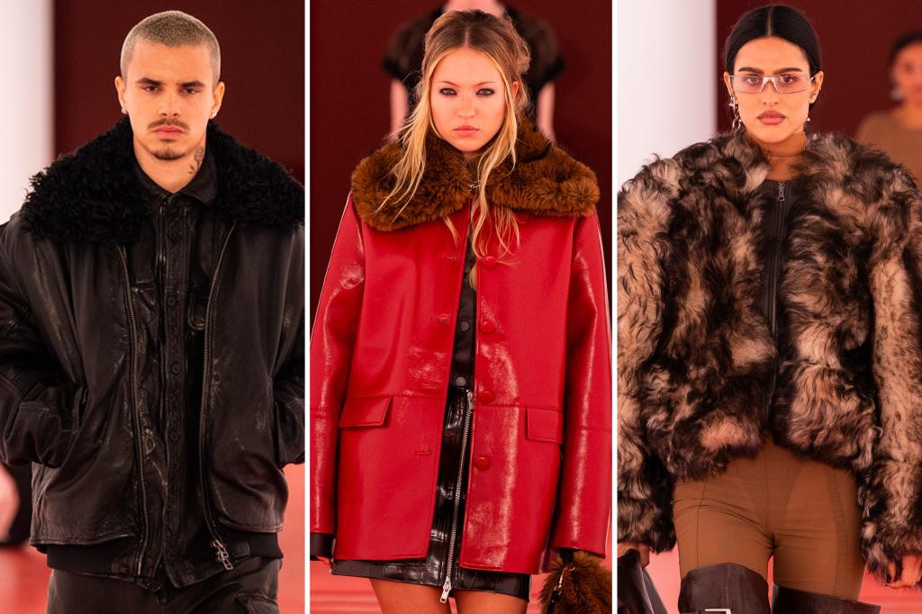 Romeo Beckham, Iris Law, Lila Moss Walk H&M LFW Show