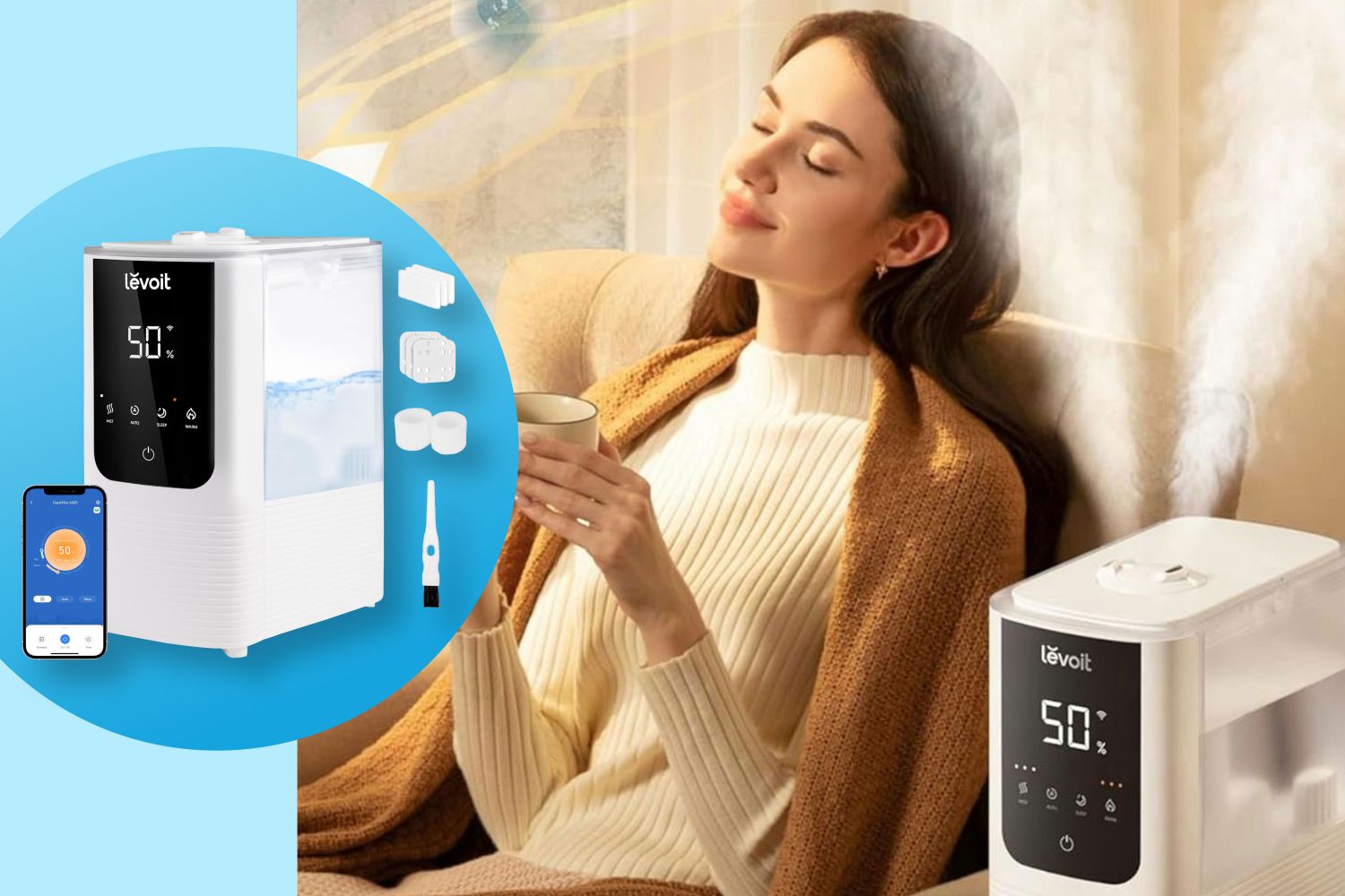 Bedroom Humidifiers That Relieve Dry Air Start at $18 on Amazon