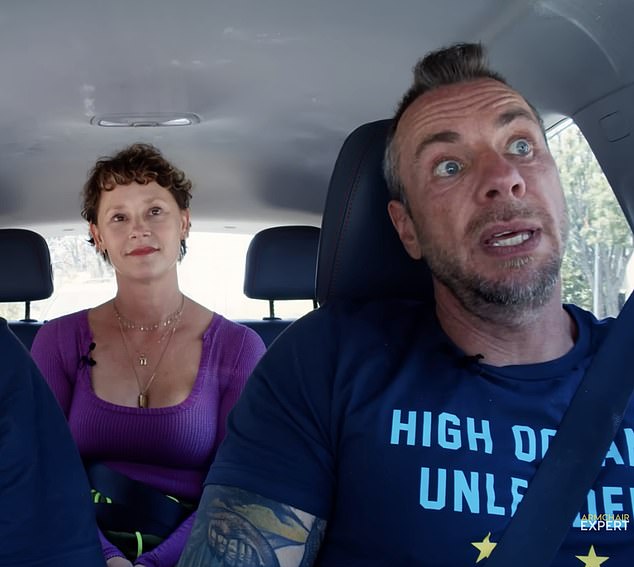 Dax Shepard (R) had fans buzzing after reuniting with his ex-girlfriend Briegh Morrison (pictured L) on his podcast — just as Kristen Bell ’s controversial anniversary post sparked outrage