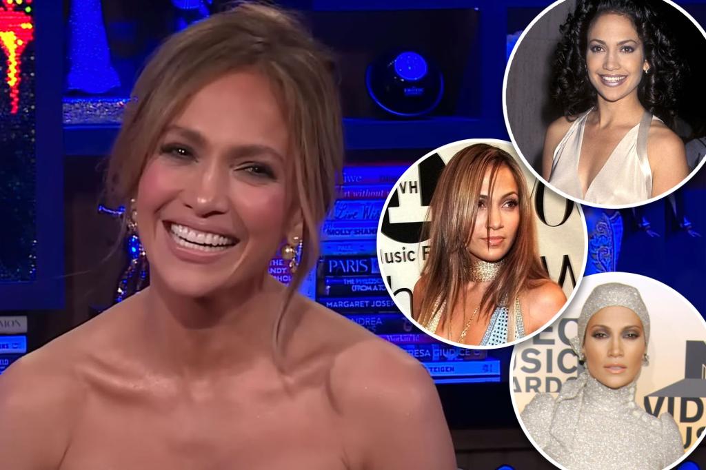 Jennifer Lopez rates her old red carpet outfits on ‘WWHL’